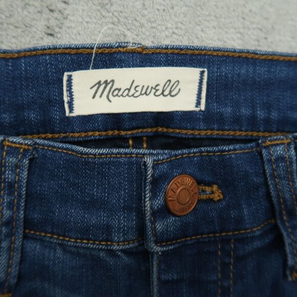 Madewell Jeans Women's Size 26 Blue Mid-Rise Roadtripper Denim Pants 28" Inseam - Picture 11 of 16